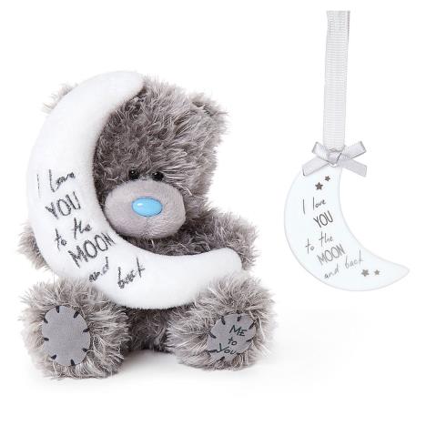 5" Love You To The Moon Me to You Bear & Plaque Set £15.00